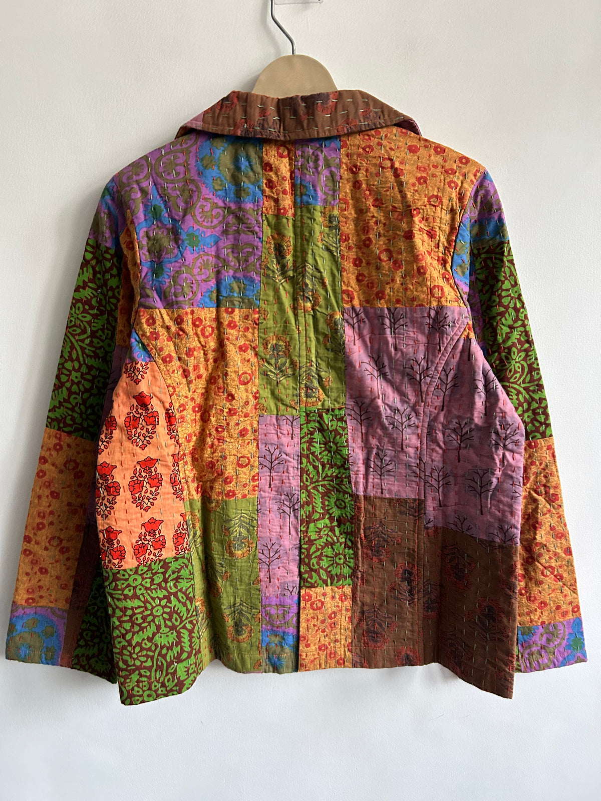 Kantha Cotton Patchwork Jacket: 42”