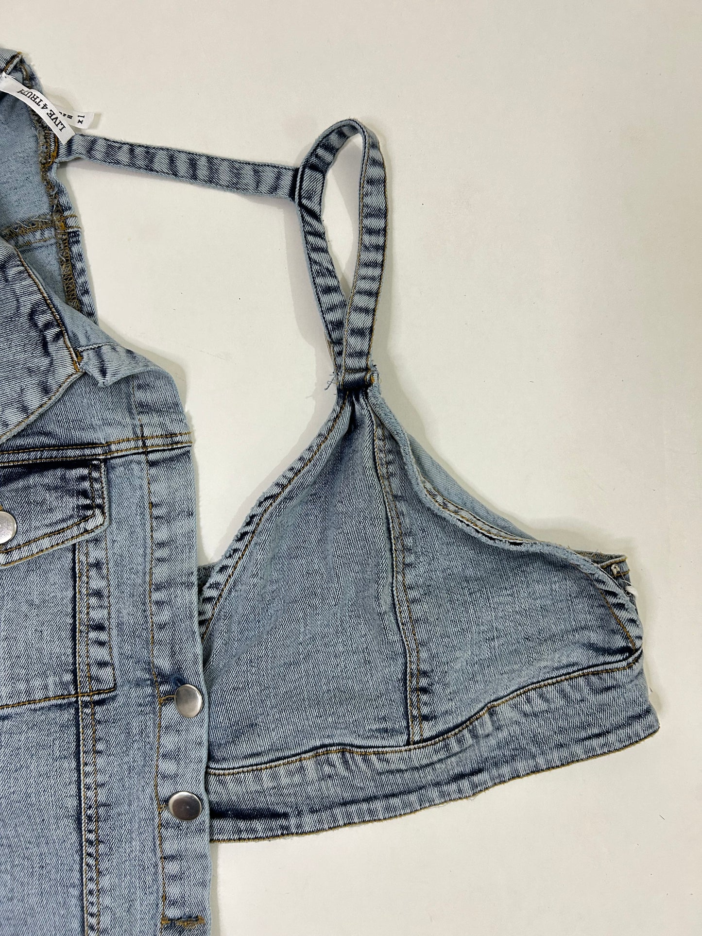 Bralette Denim Jacket