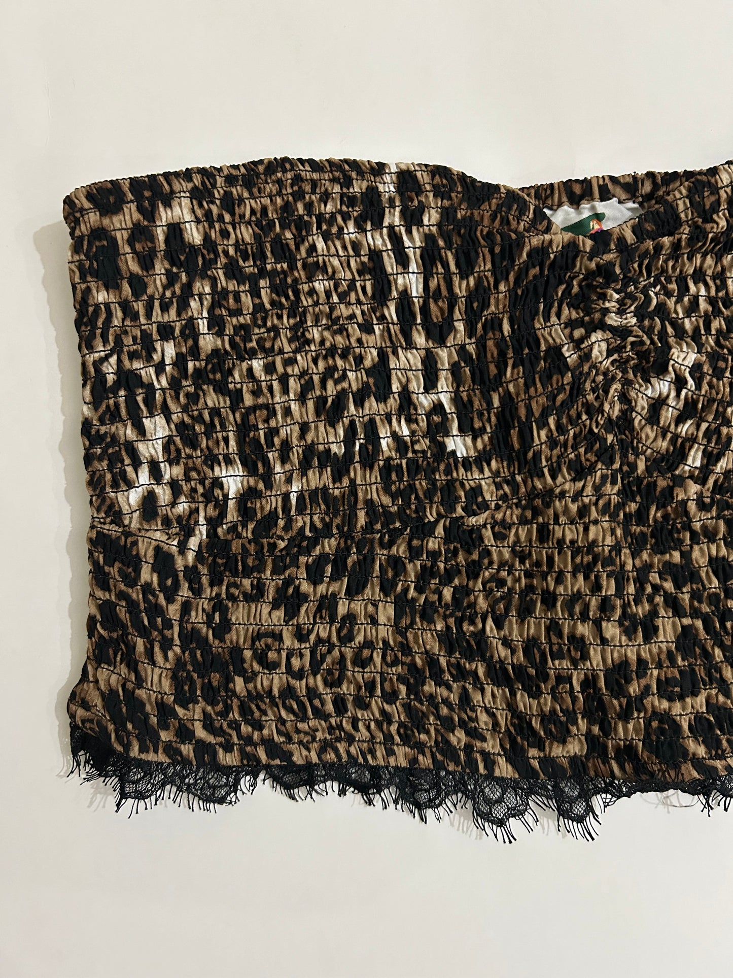 Leopard Bandeau Top