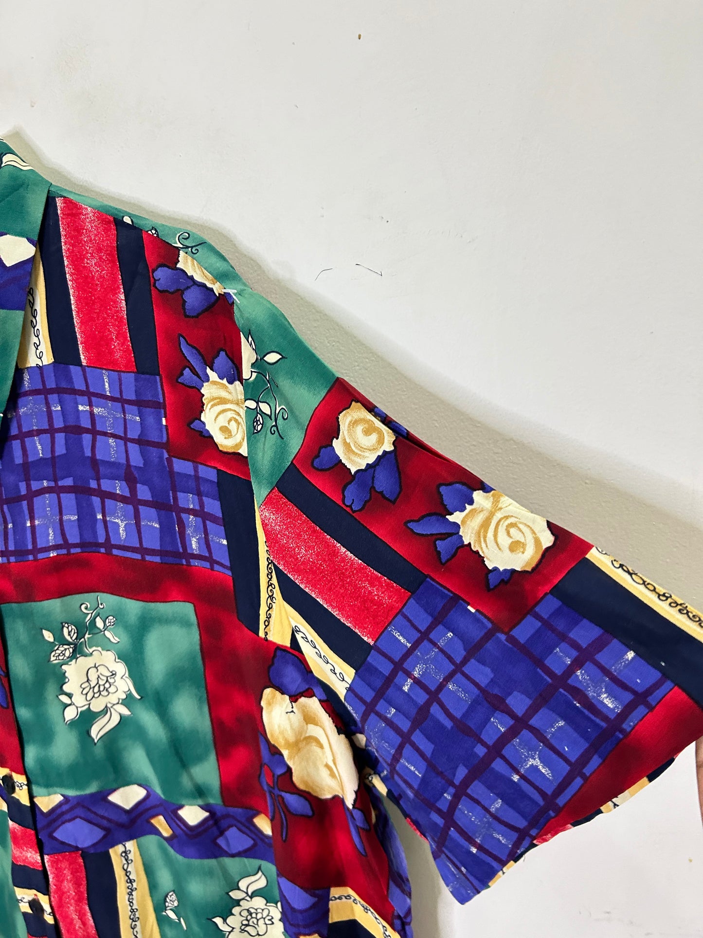 Rose Block Print Shirt