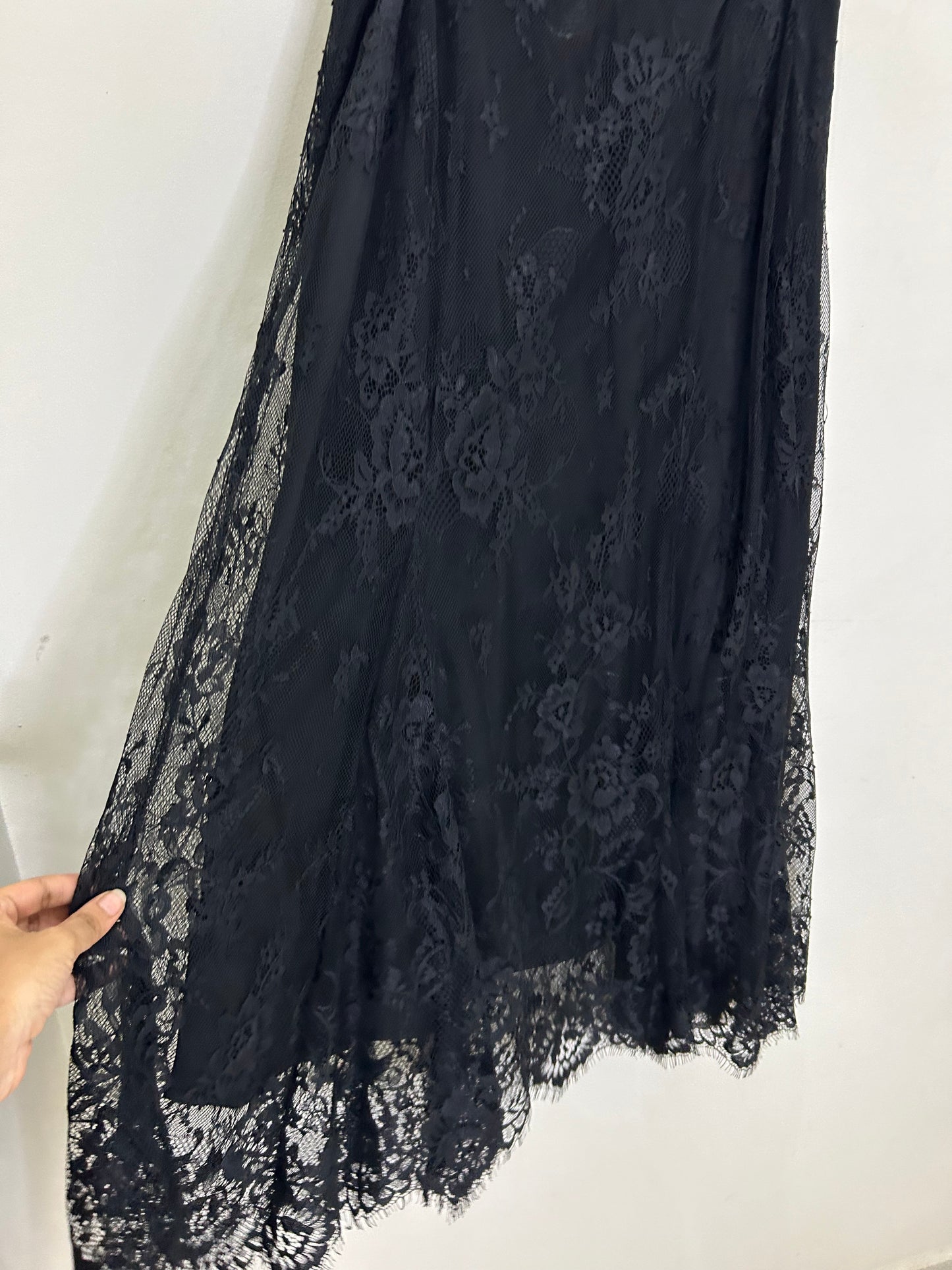 Black Lace Skirt
