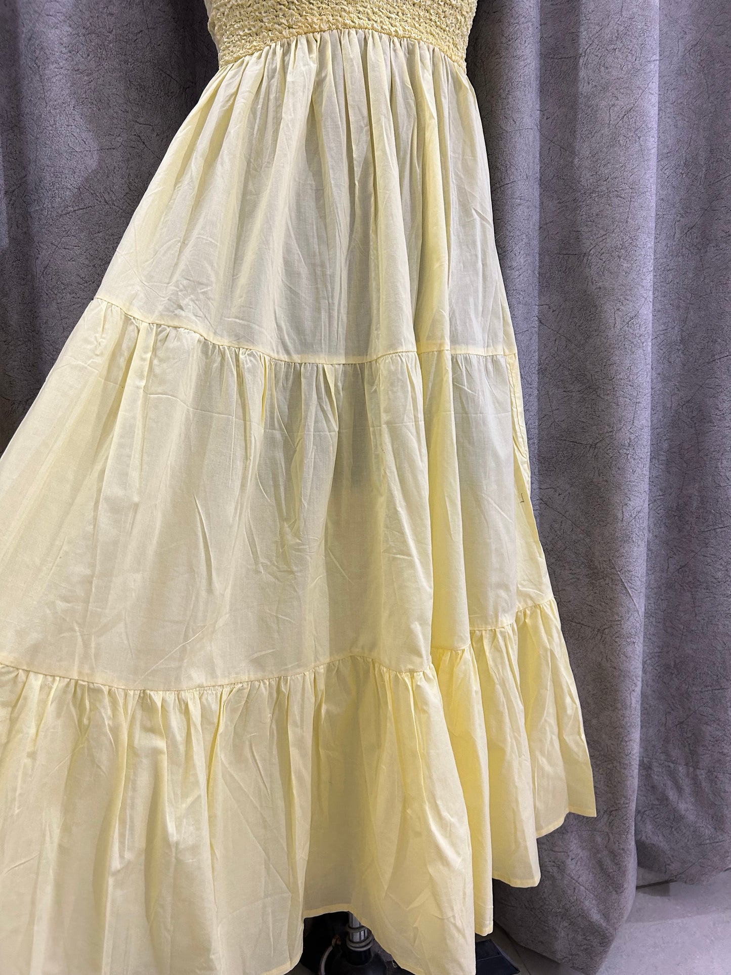 Popcorn Dress: Yellow