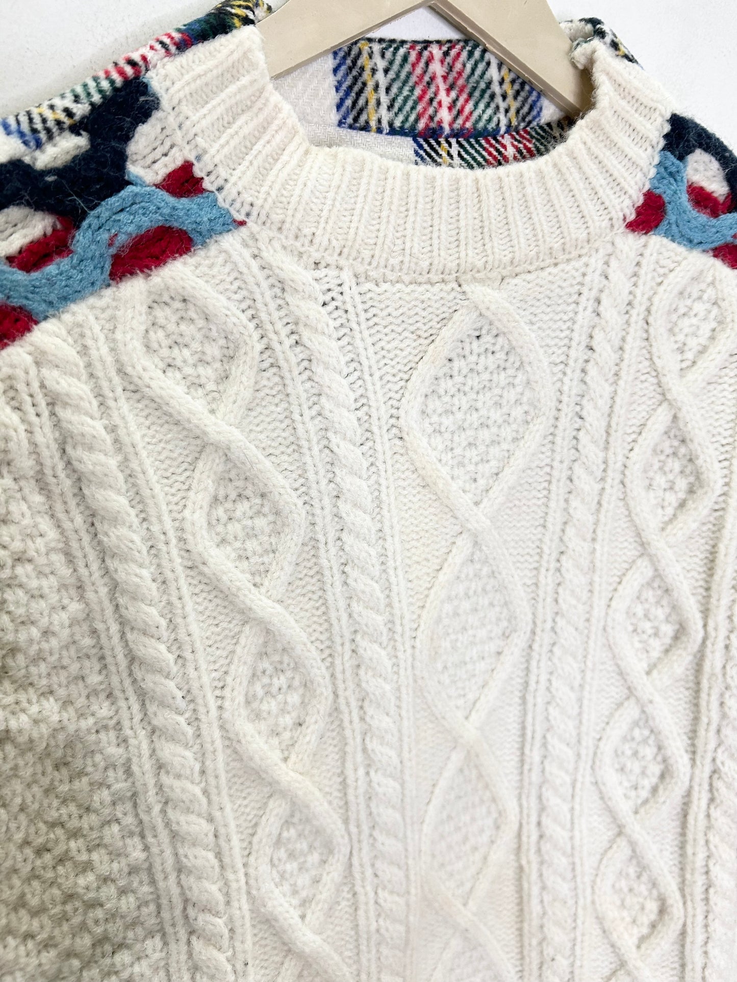 Shirt Checked Sweater