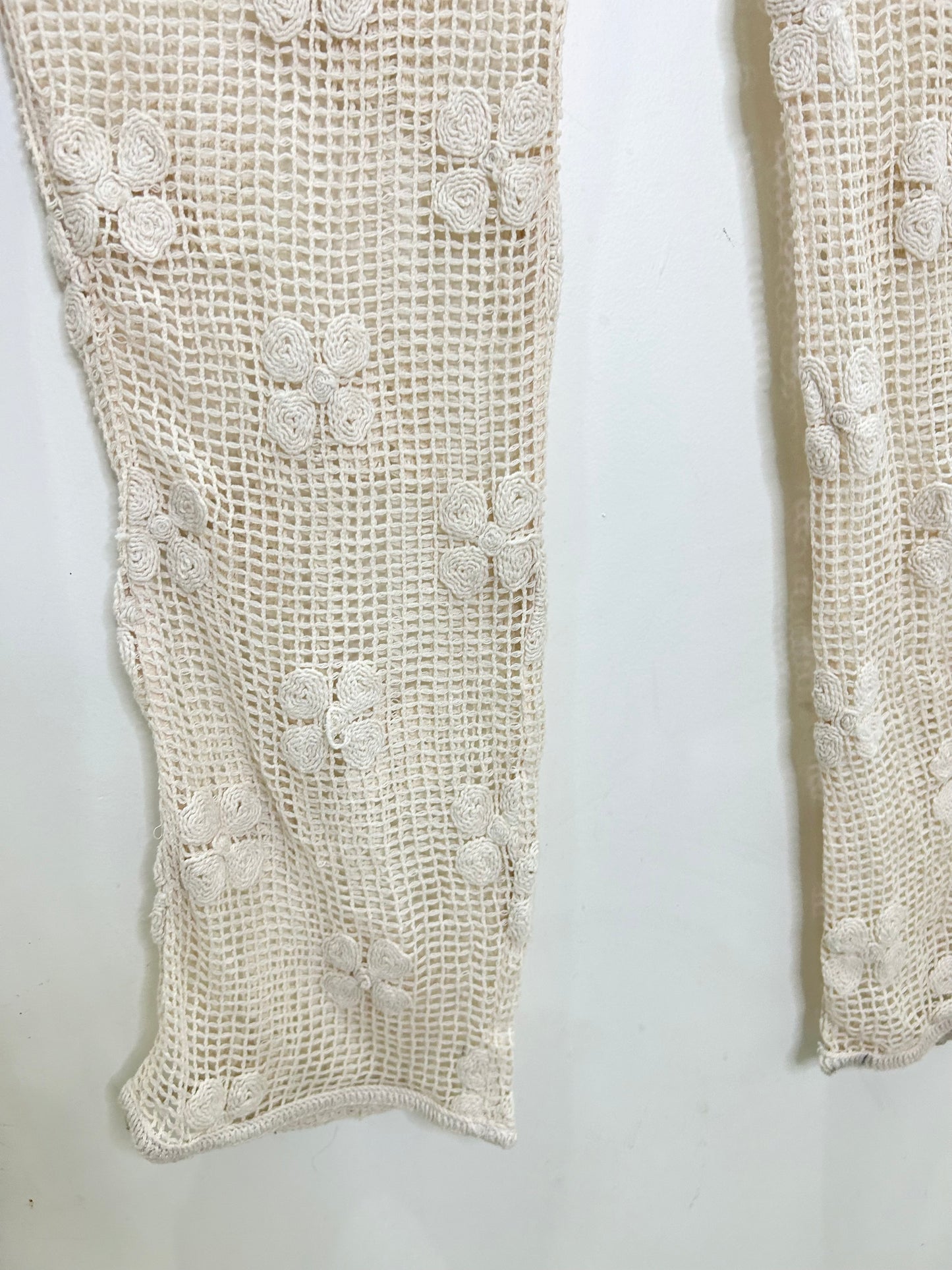 Crochet Beige Pants