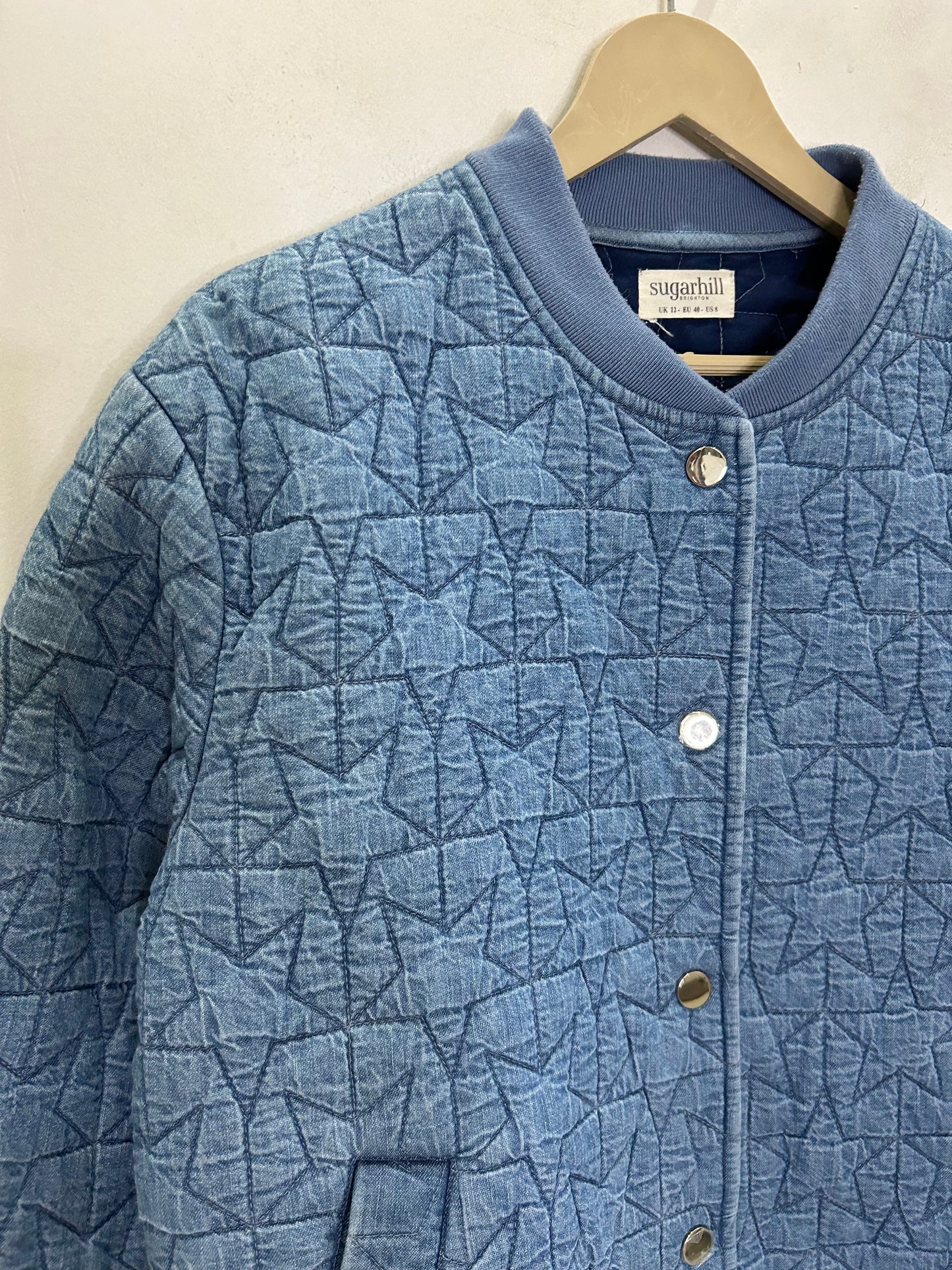 Star Quilted Bomber Jacket