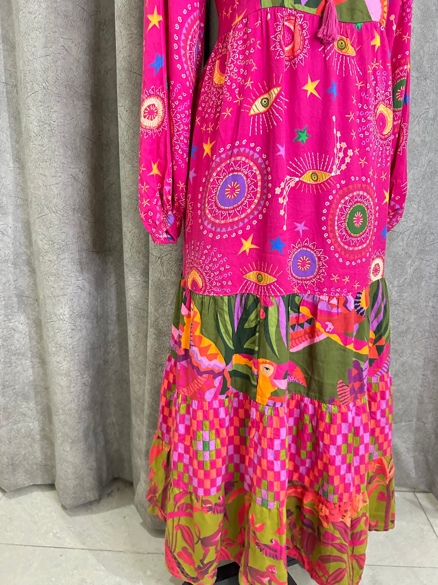 Tropical Mirage Boho Maxi Dress