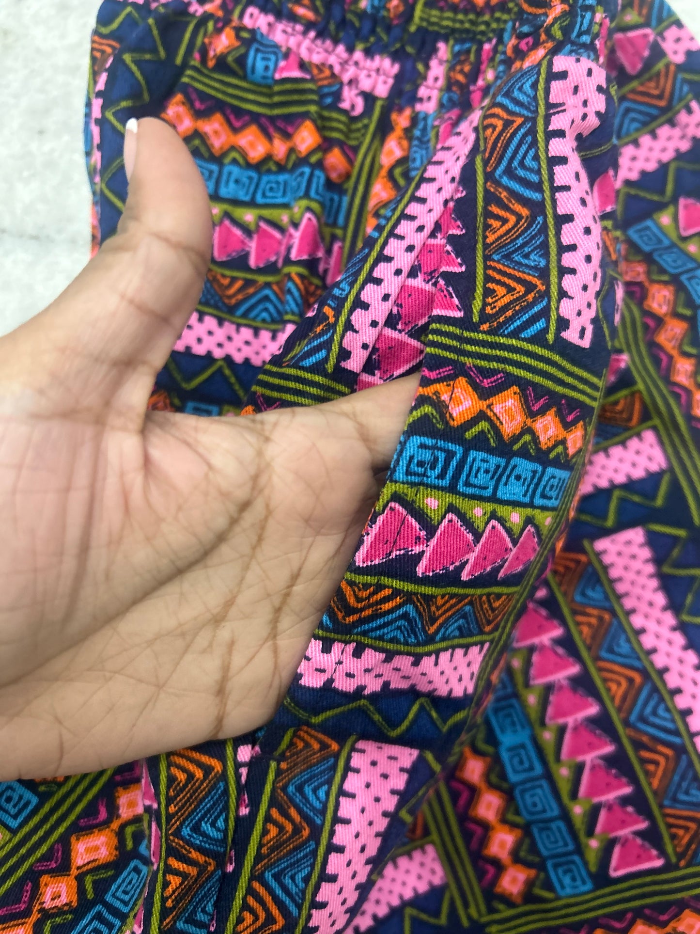 Lucy&Yak Geometric Tribal Print Shorts