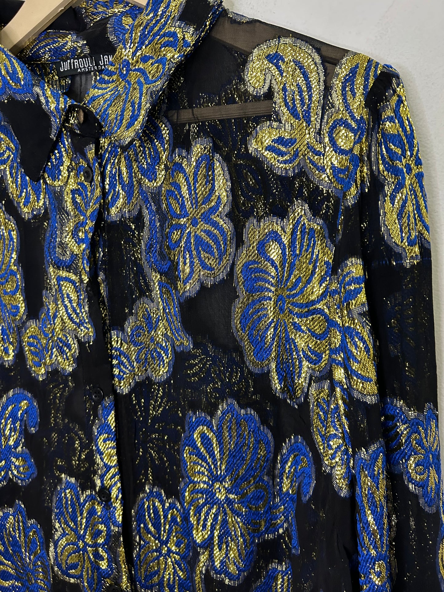 Floral Metallic Shirt