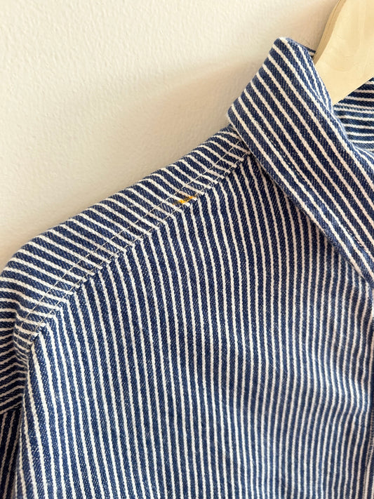 LUCY&YAK Striped Denim Jacket