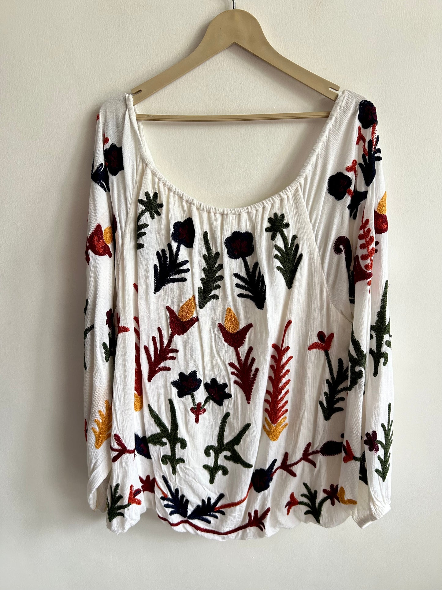 Fully Embroidered Top