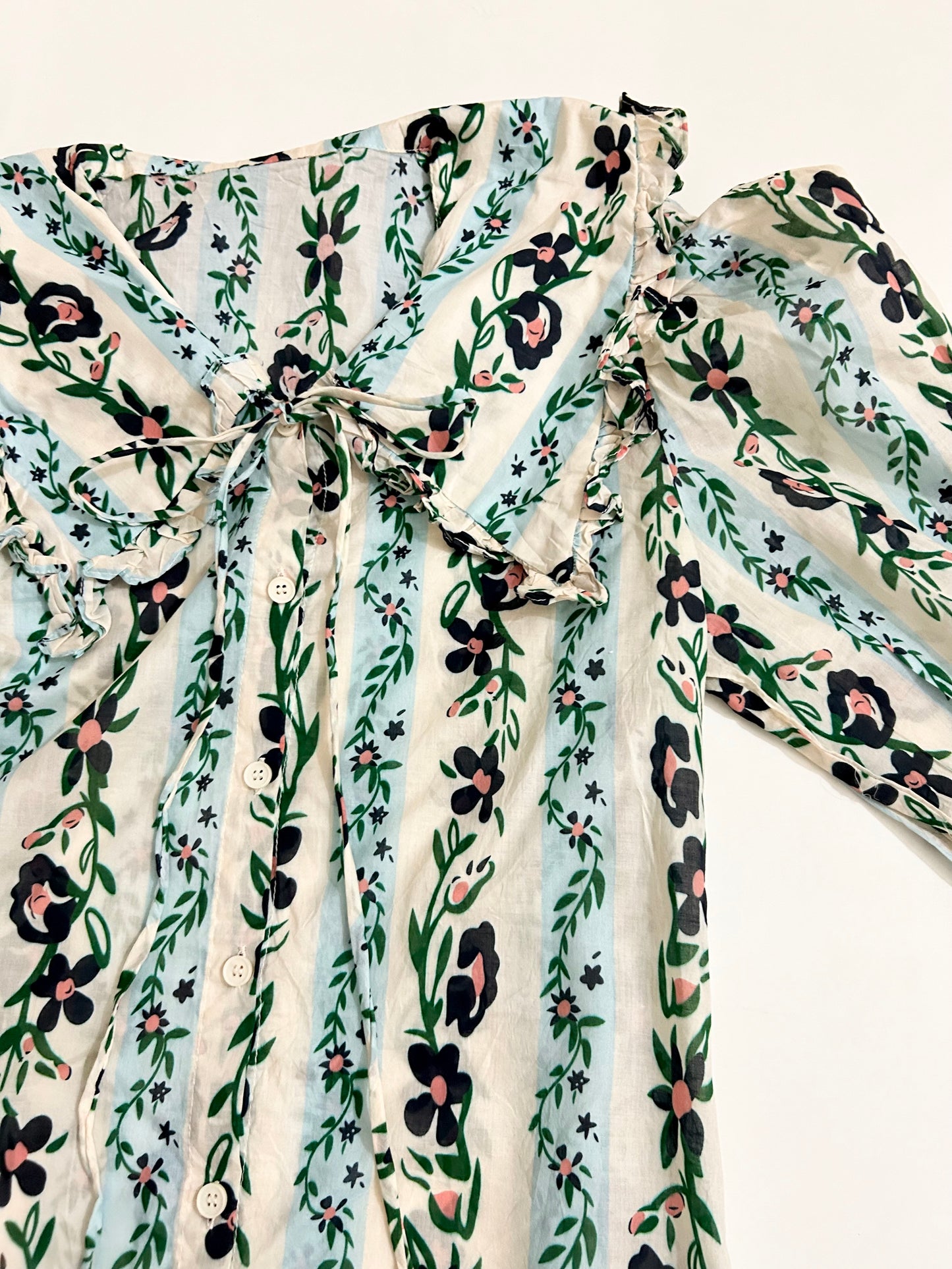 Ruffle Floral Top