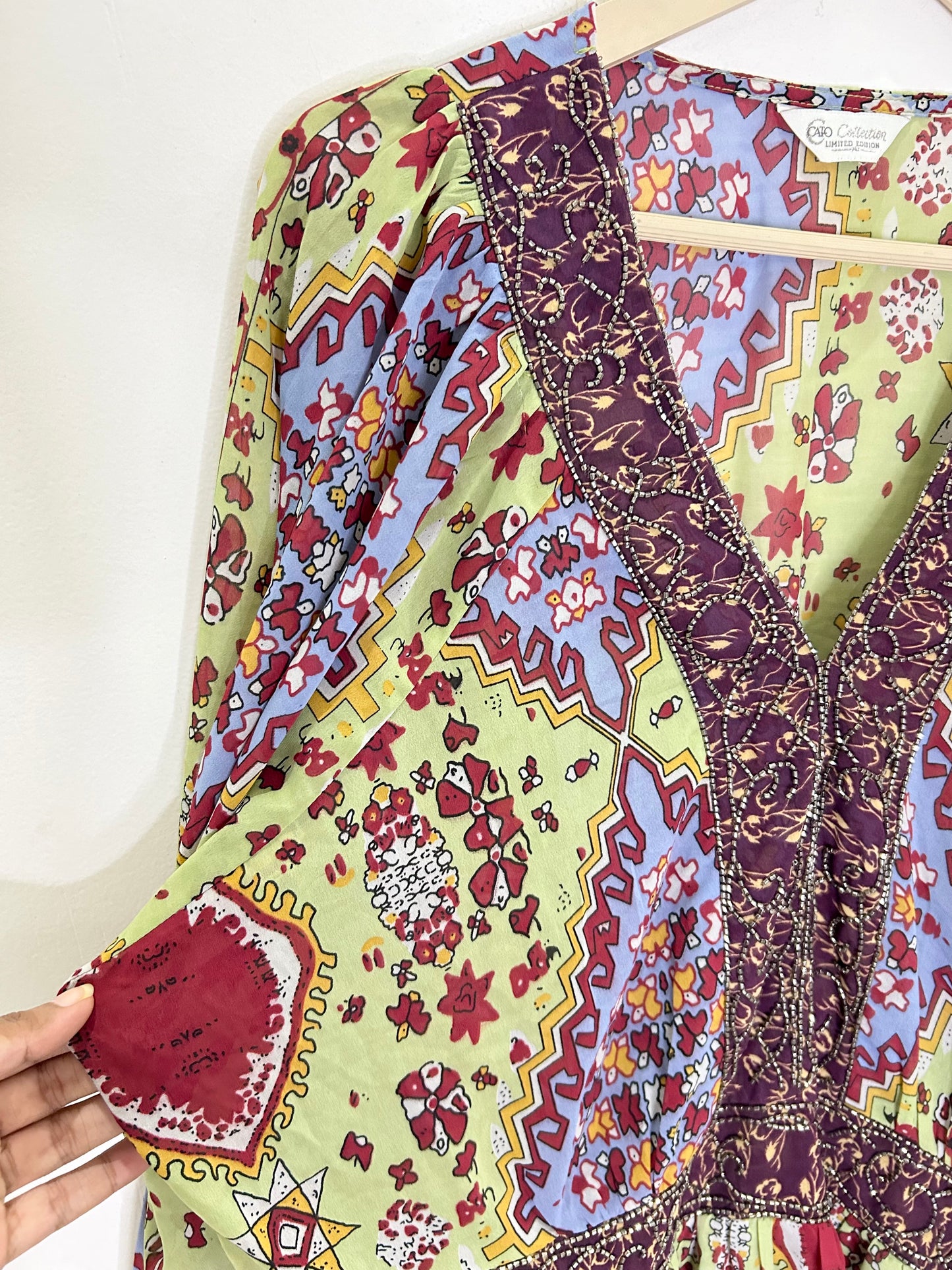 Boho Embellished Top