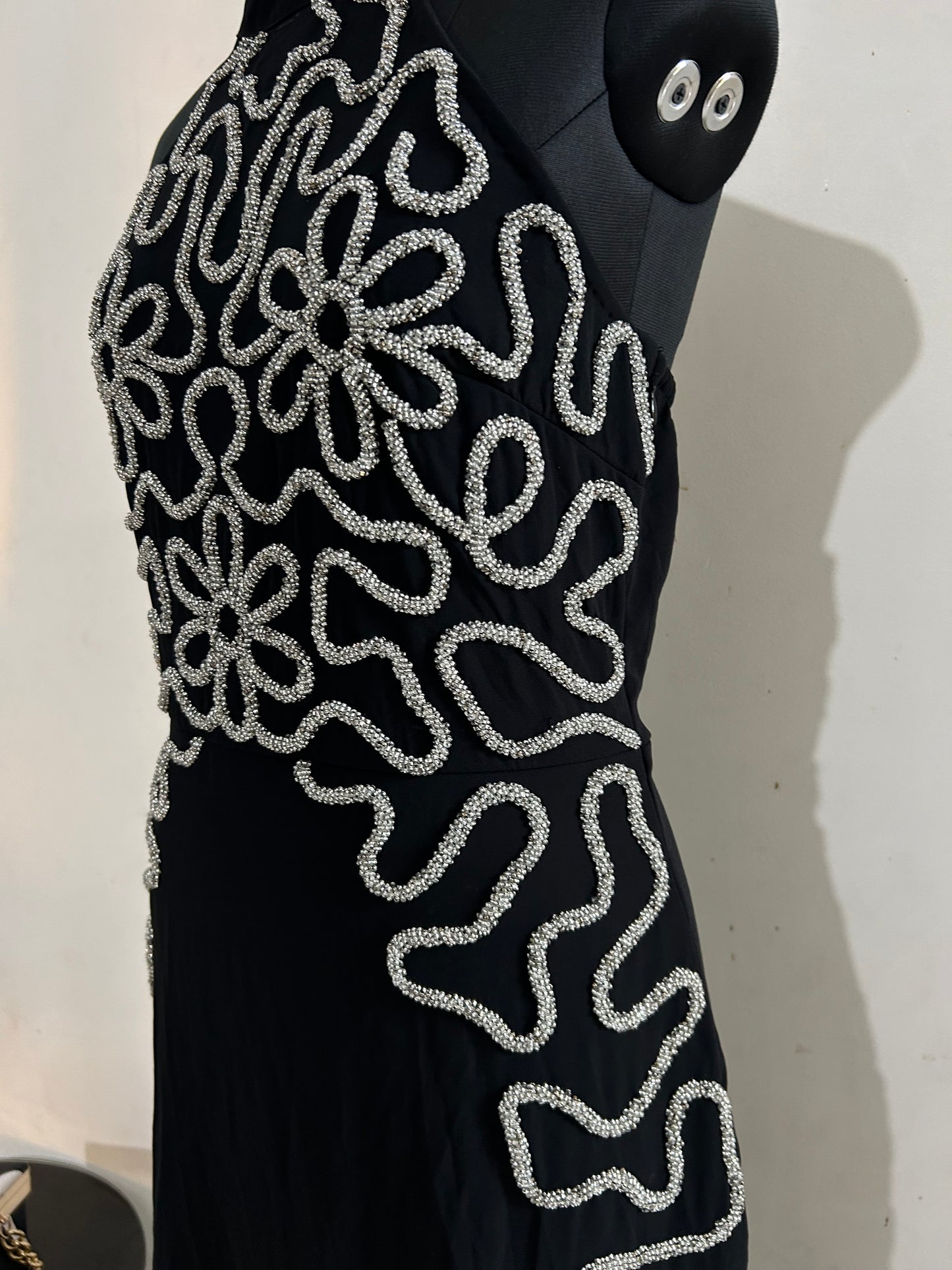 Embellished Halterneck Dress