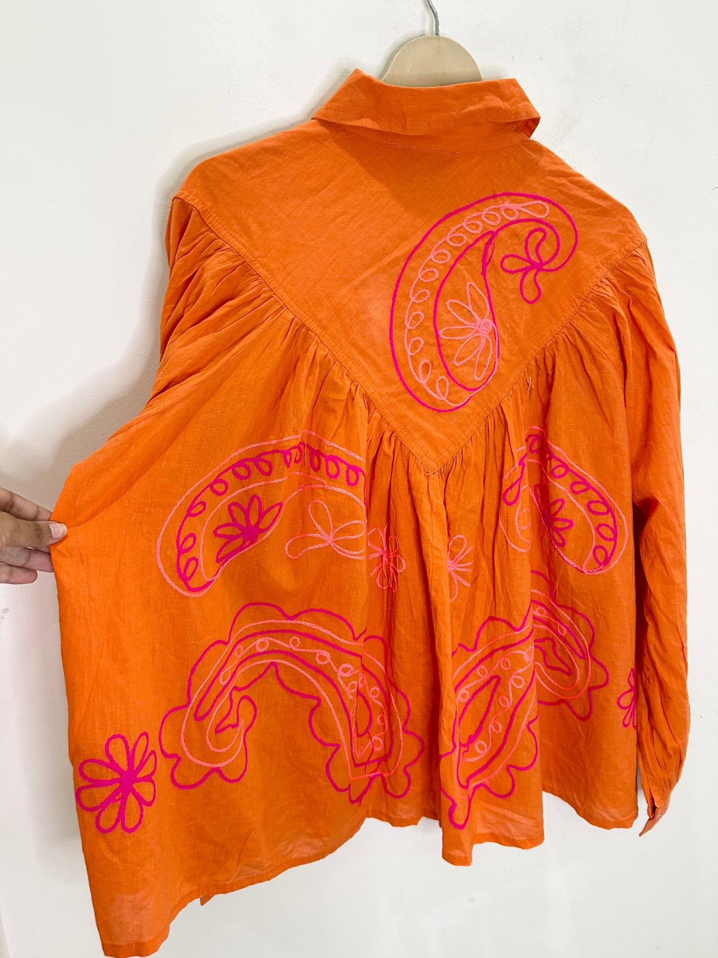 Embroidered Threadwork Shirt