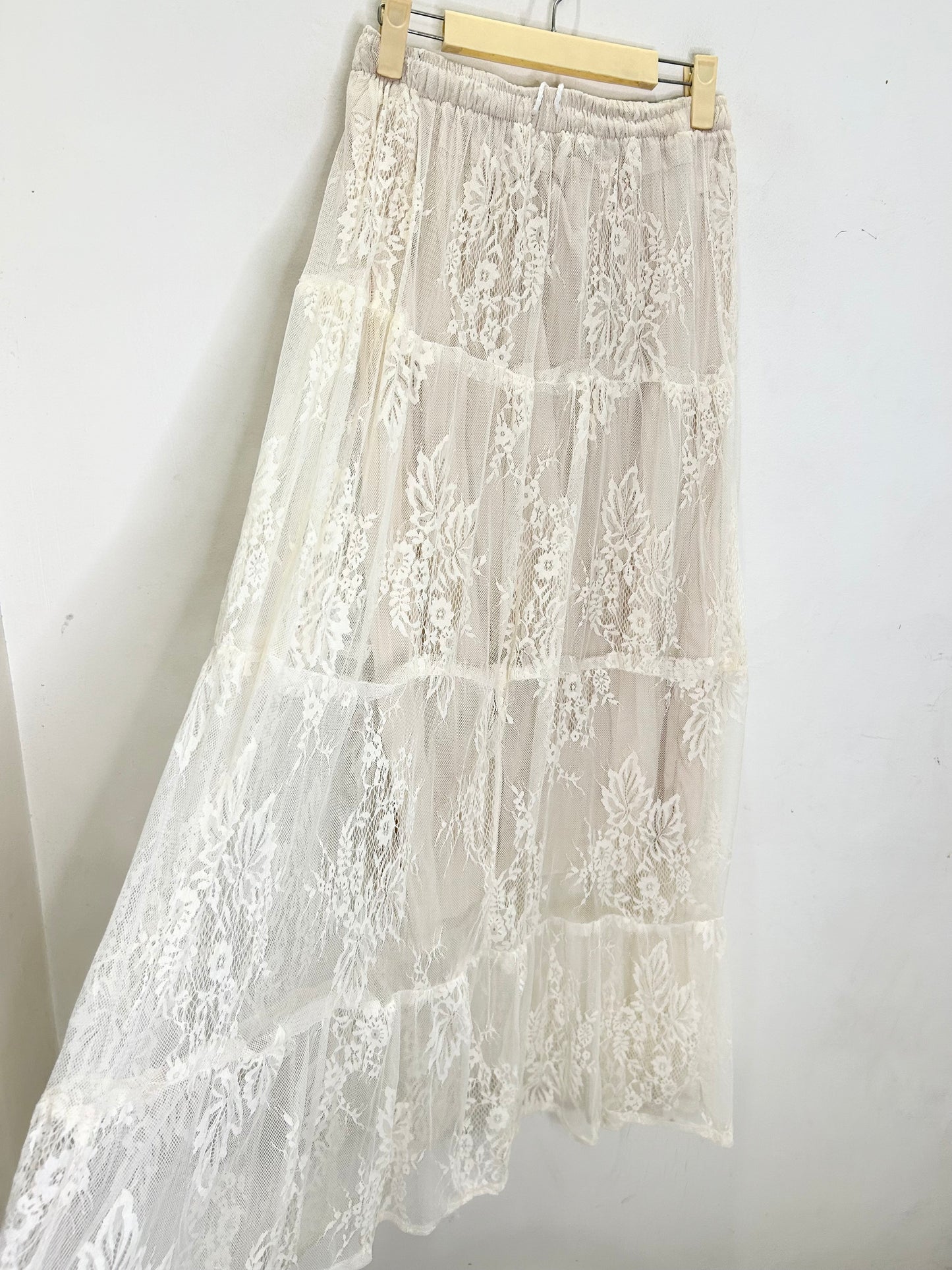 White Lace Skirt