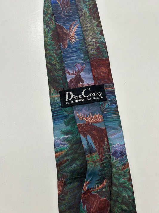 Vintage Moose Tie