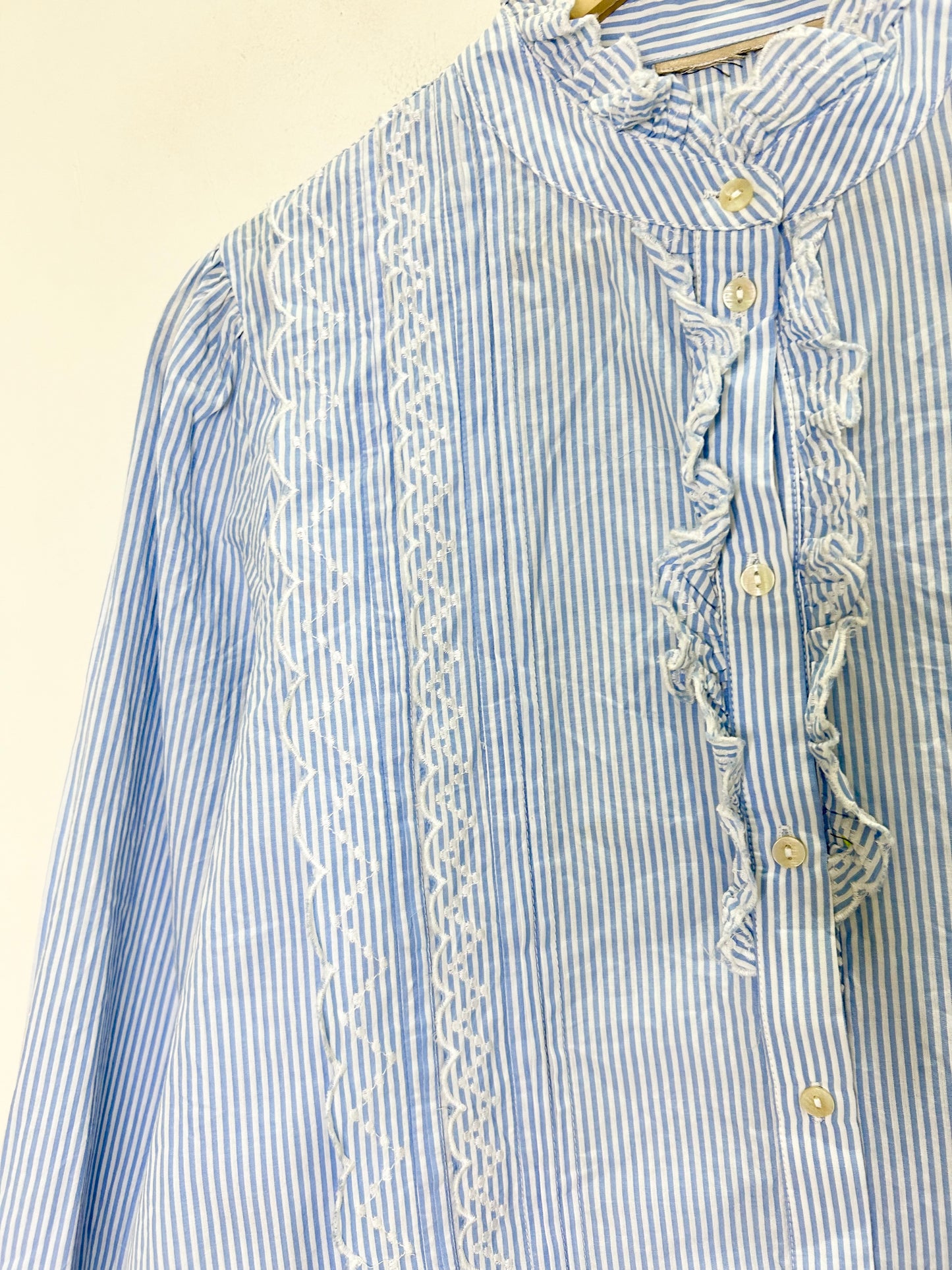 Striped Ruffle Shirt