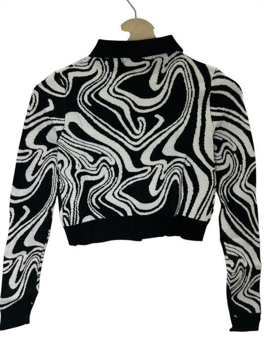 Swirly Sweater Top