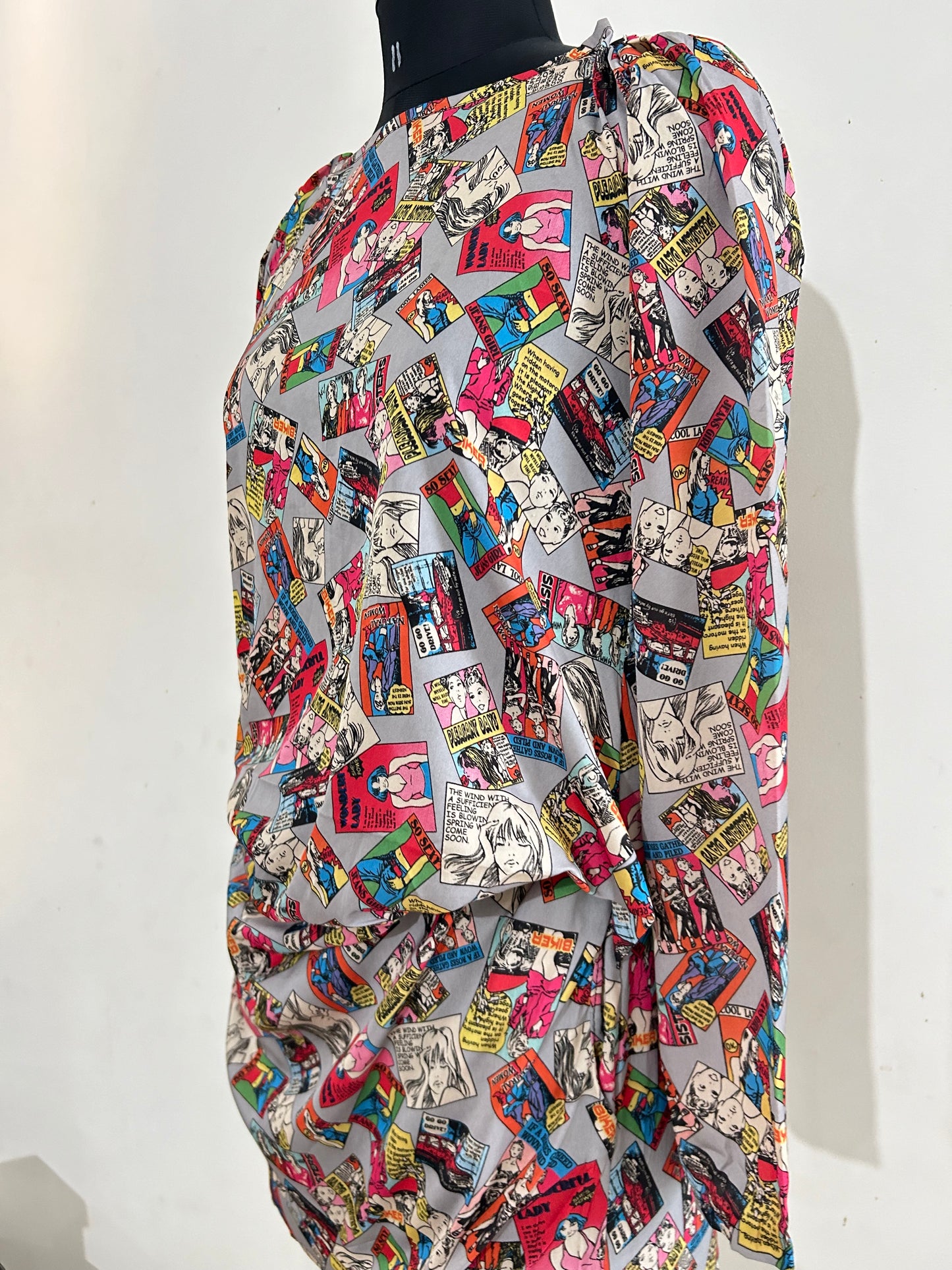 Comic Print Dress