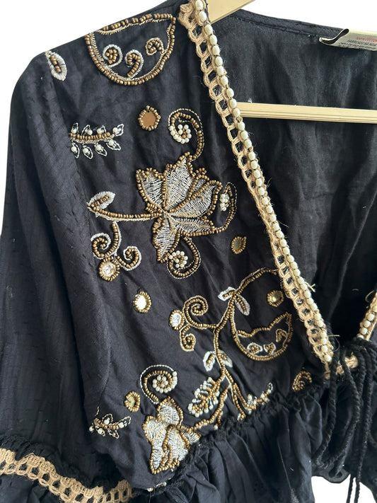 Boho Embellished Top