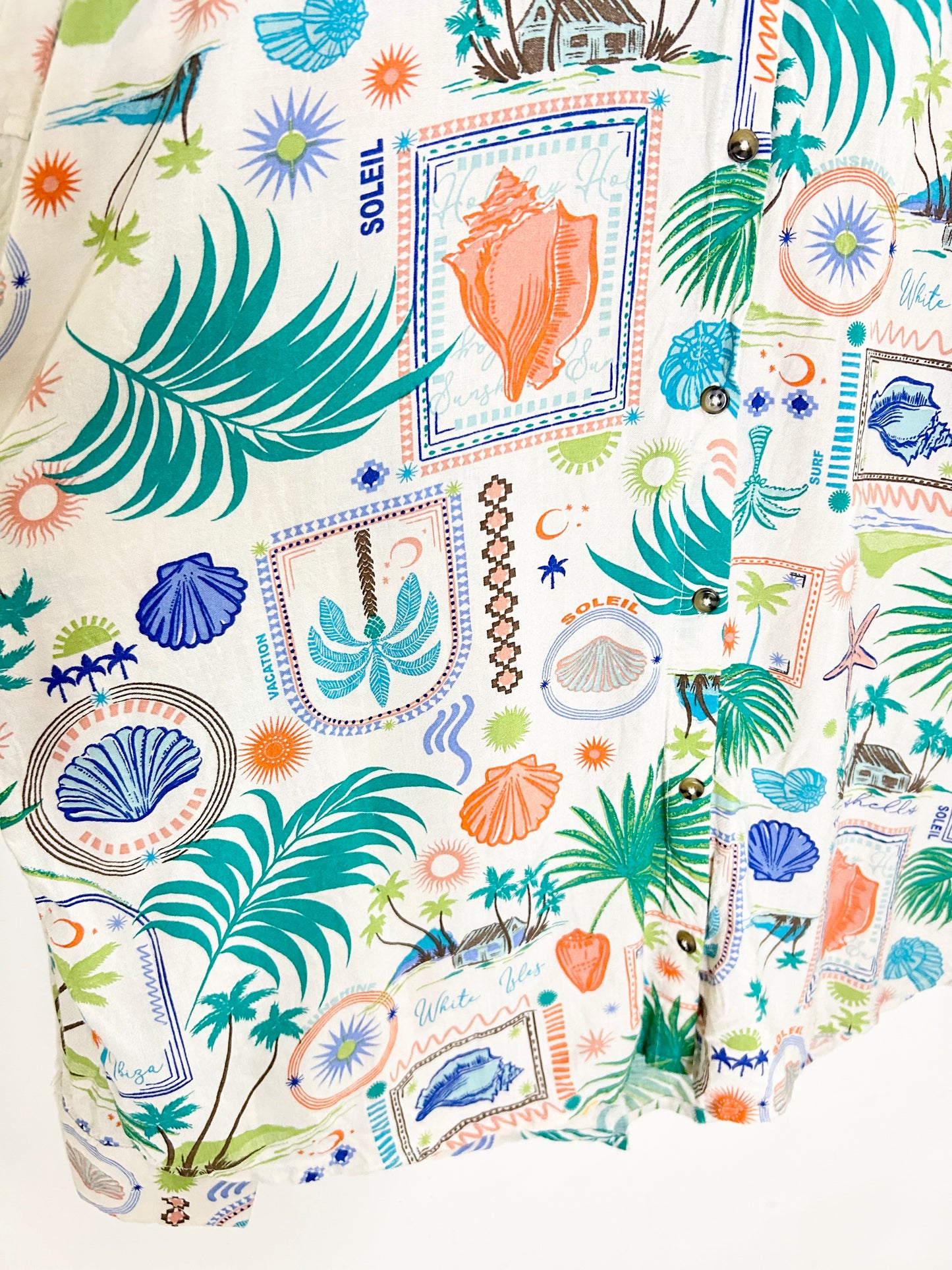 Printed Shirt: M