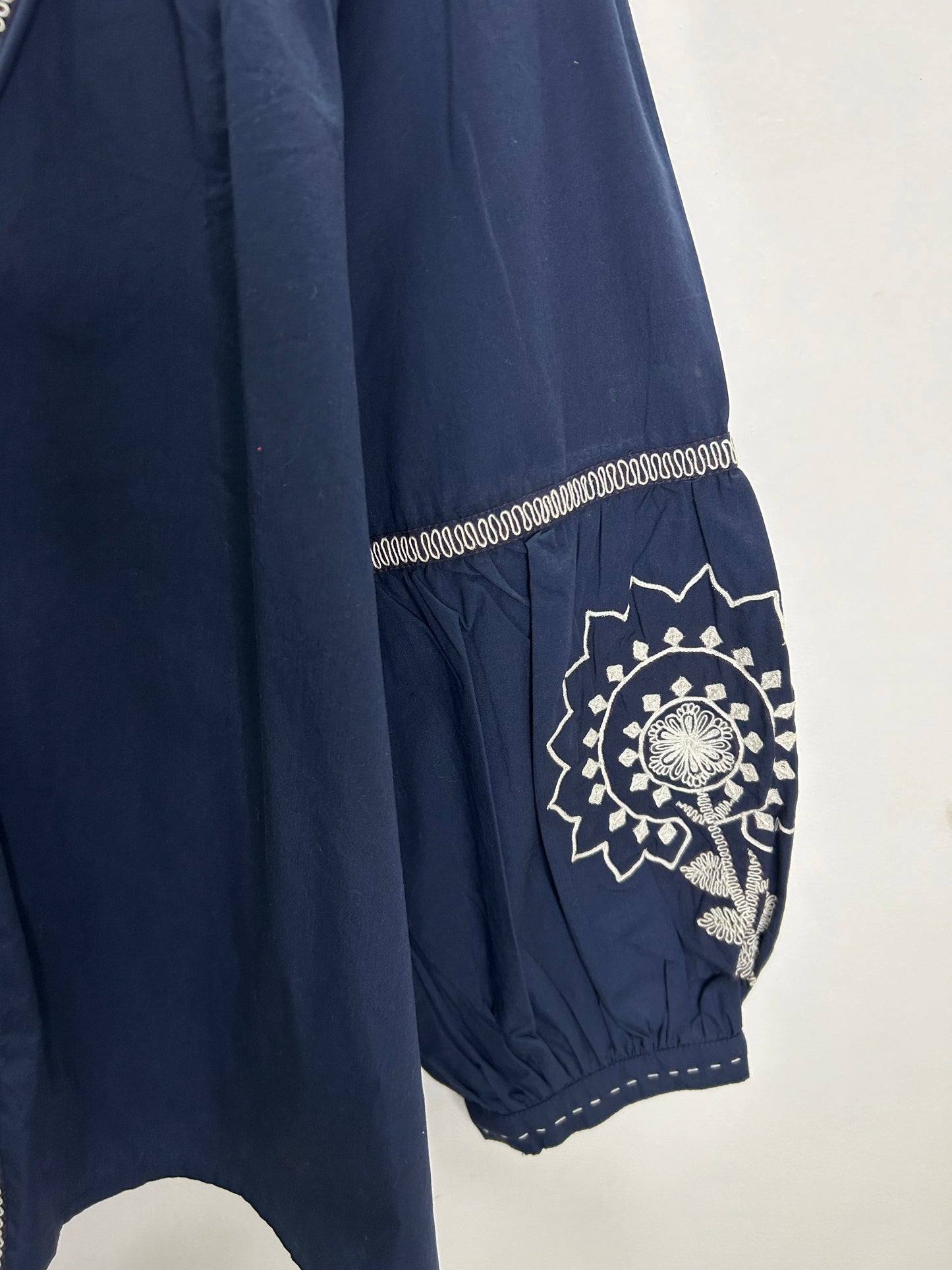 Cotton Embroidered Tunic Top