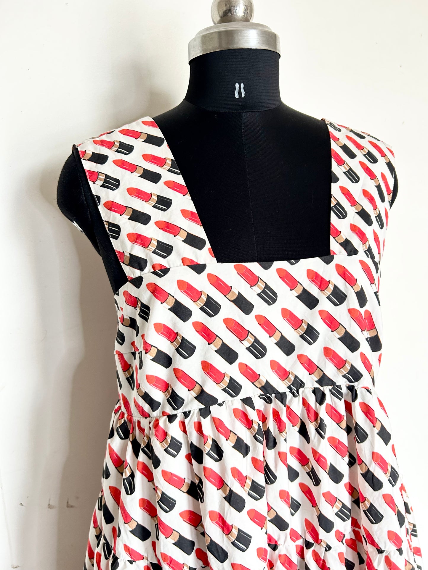 Lipstick Patterned Dress