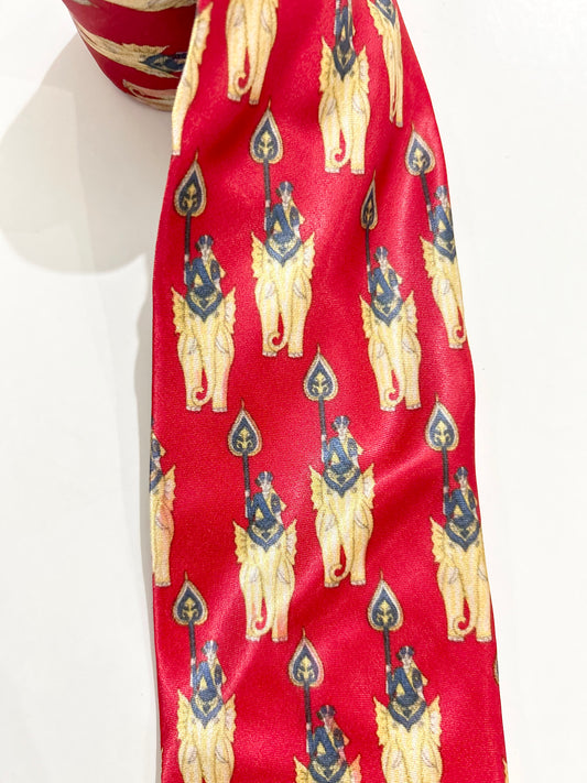 Vintage Elephant Tie