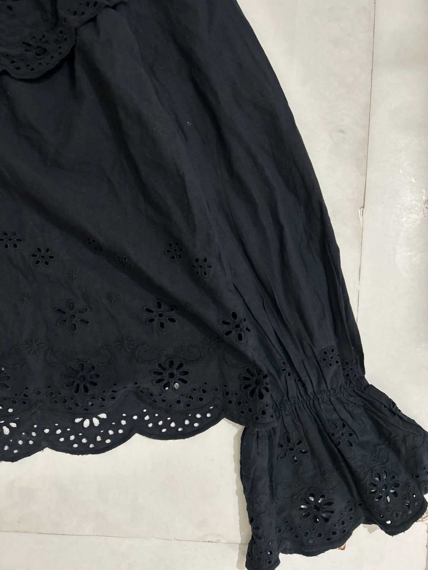 Bishop Cotton Front Knot Top