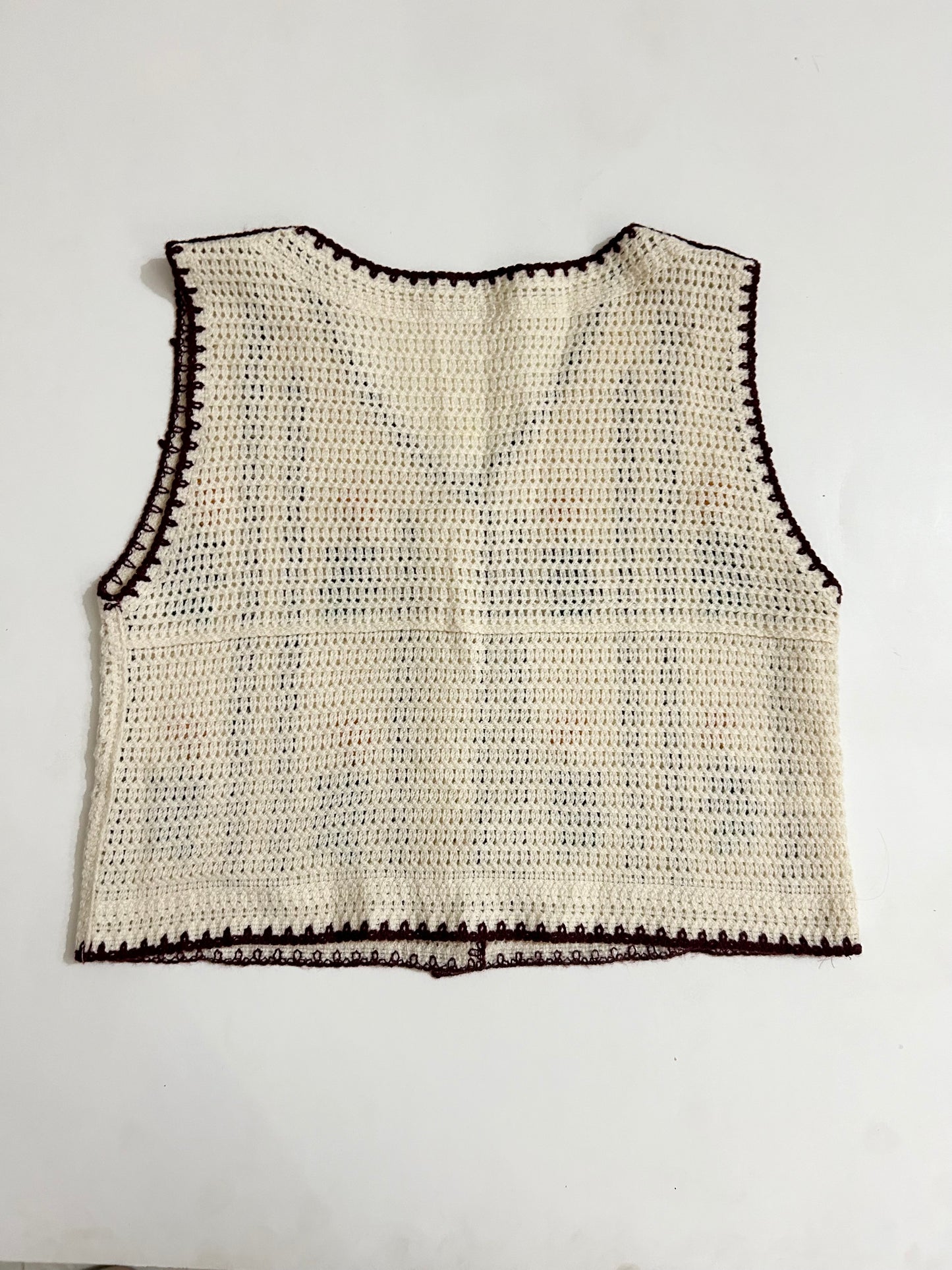 Maroon Crochet Top