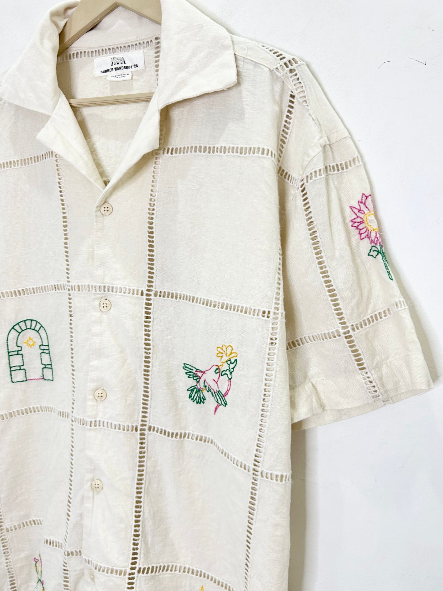 Cotton Embroidery Shirt