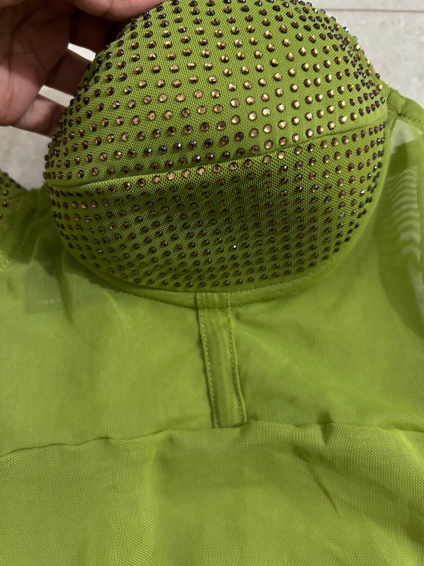 ASOS Green Studded Bodysuit
