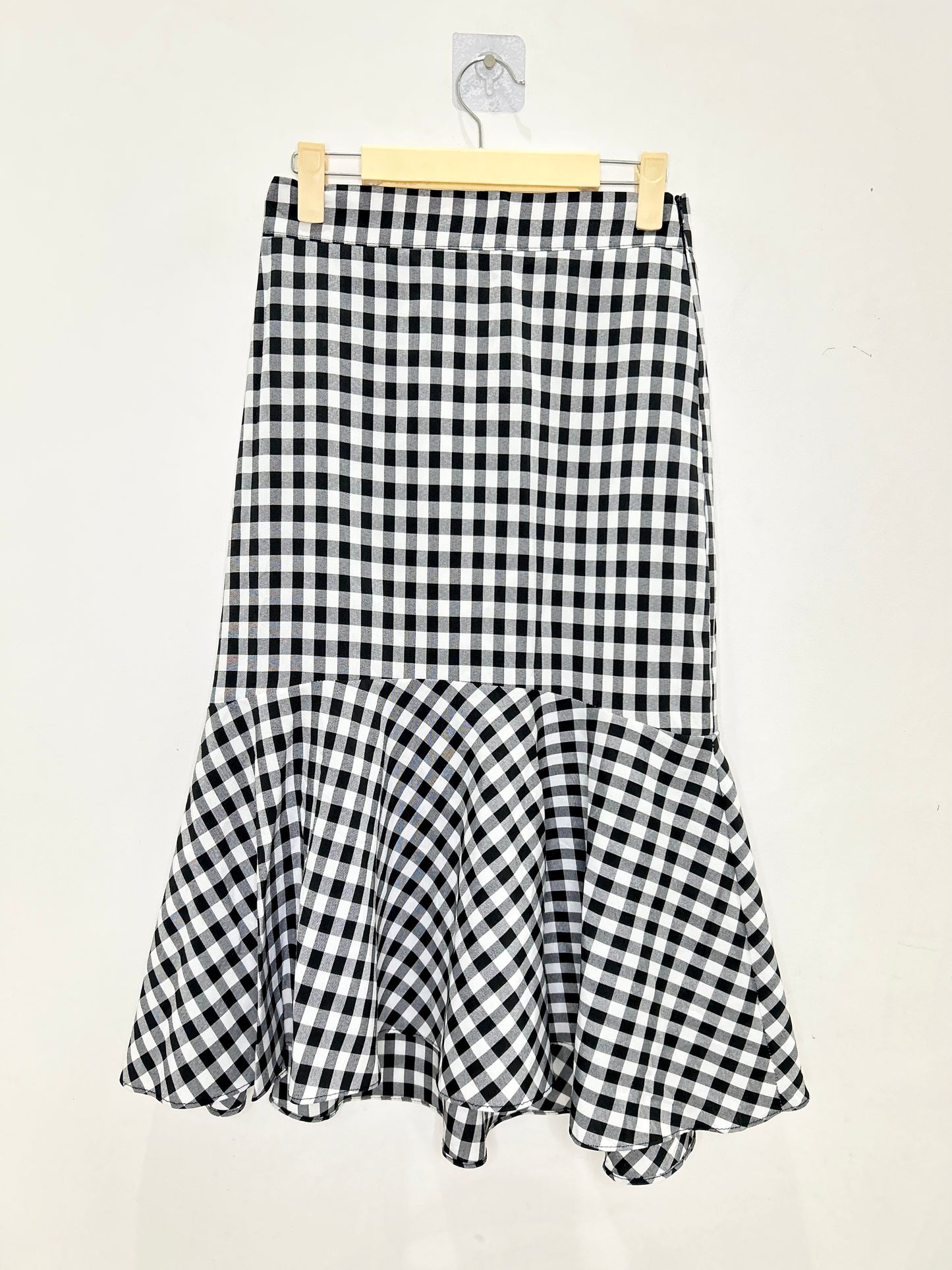 B&W Ruffled Skirt