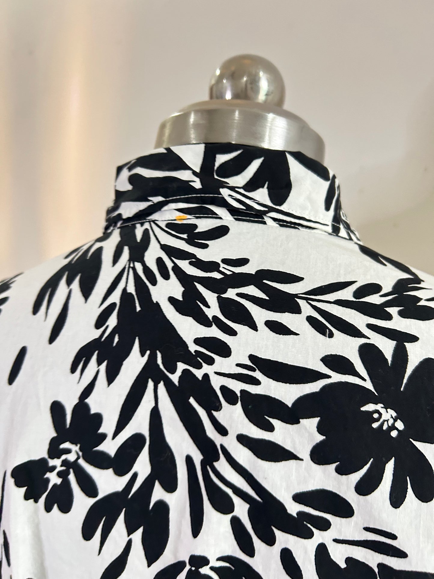 Cotton Shirt Dress with Pocket
