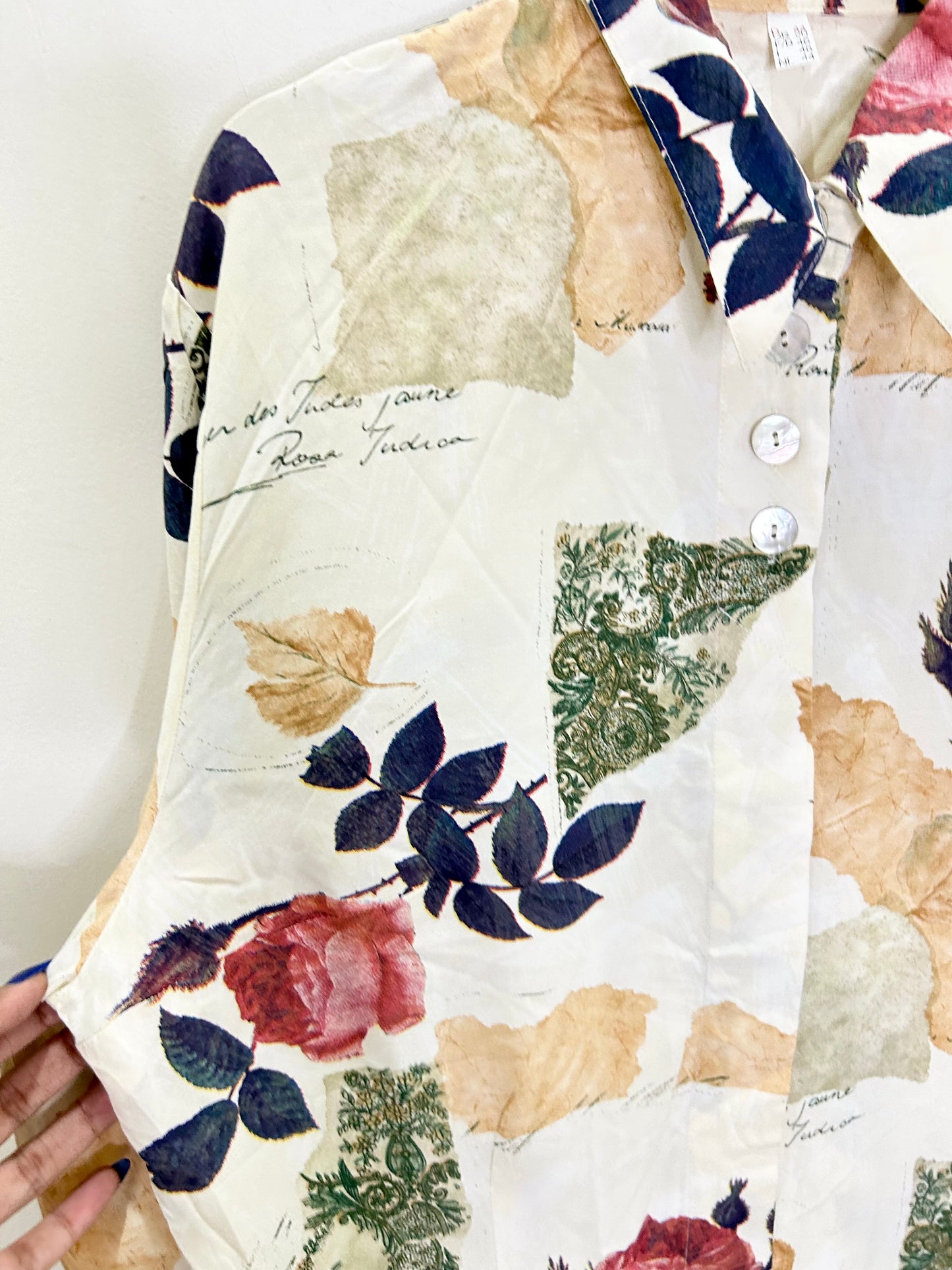 Floral Shirt: Chest-46”