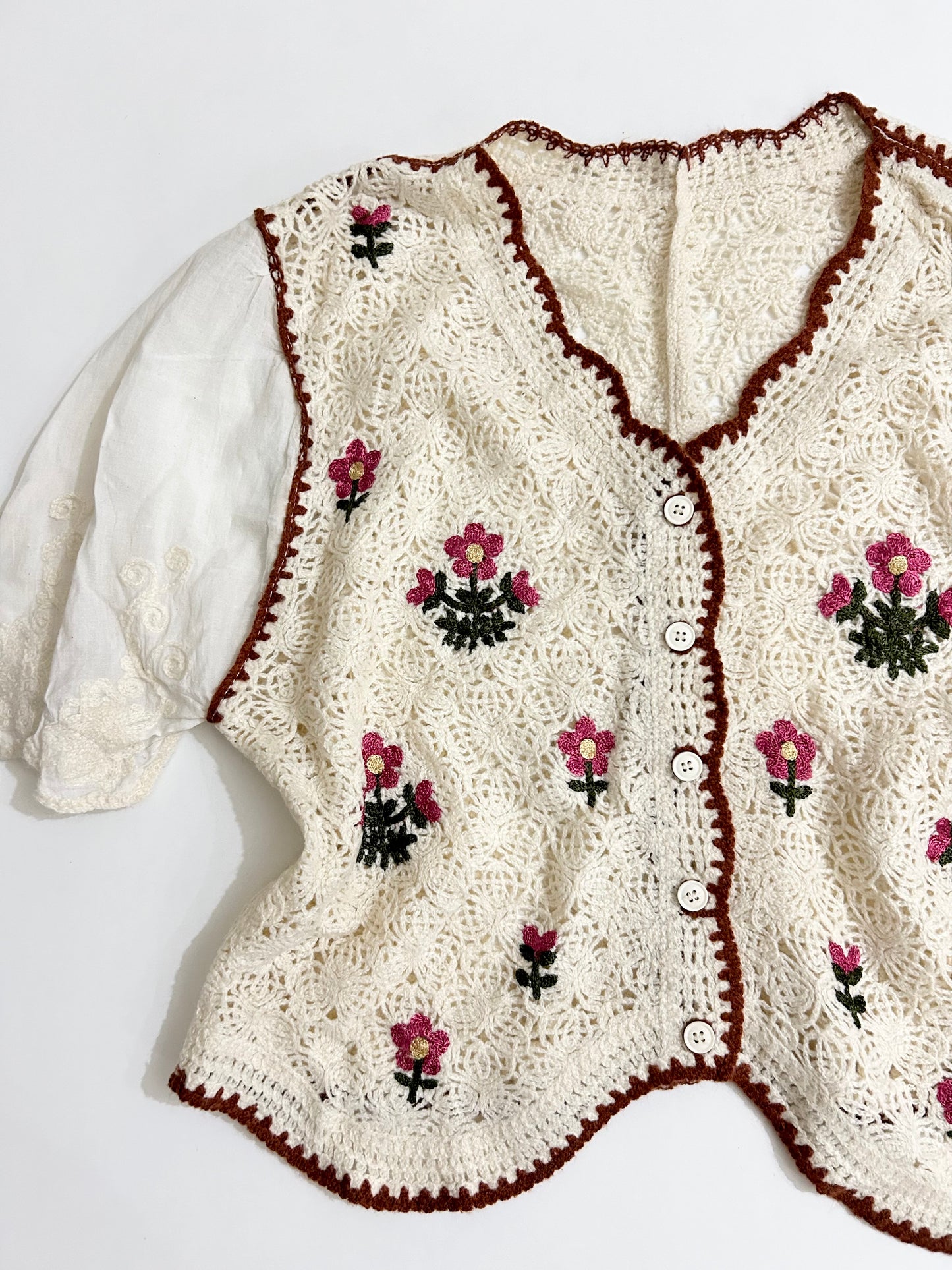 Crochet Floral Top