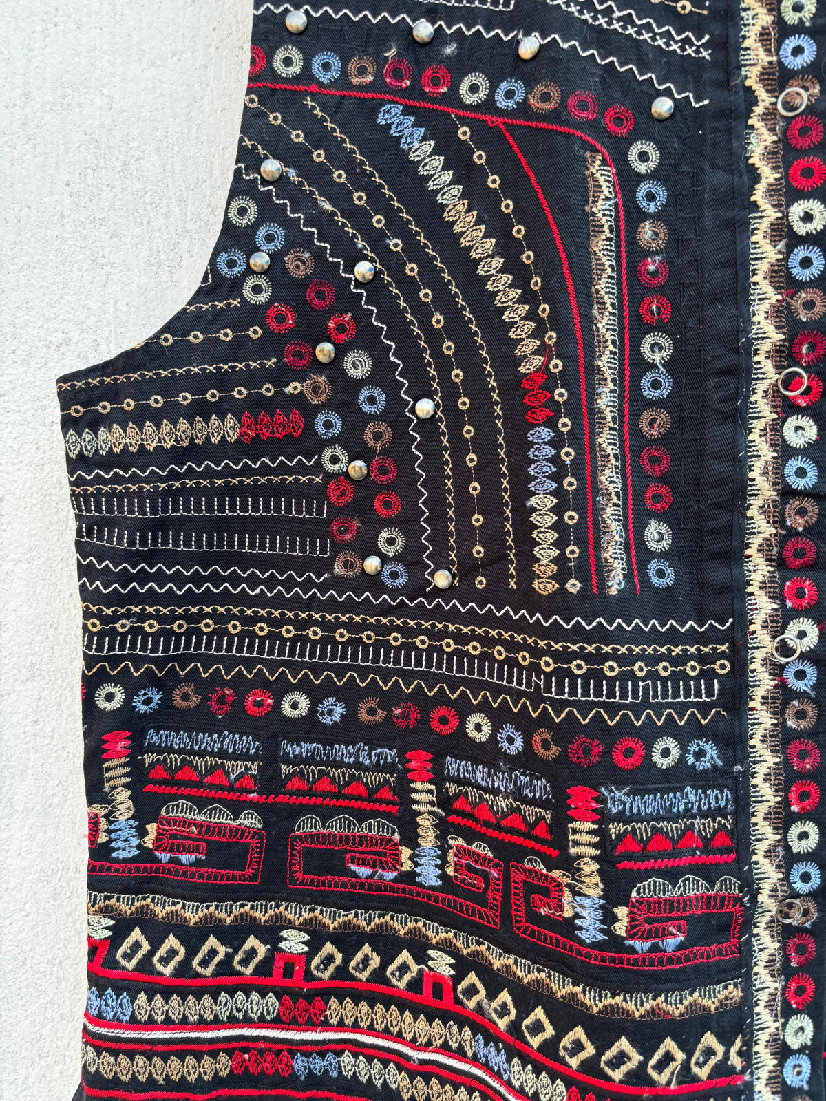 Embroidered Vest: 44”