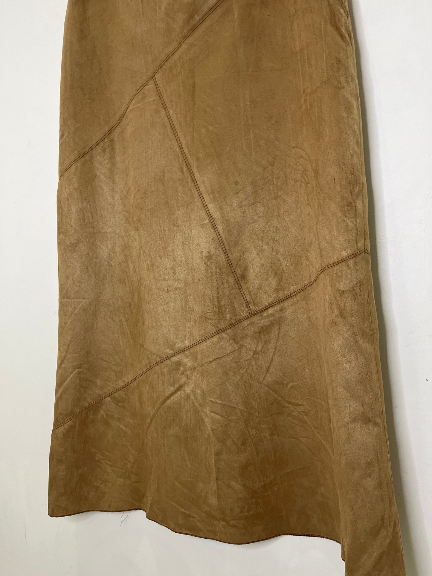 Brown Suede Skirt