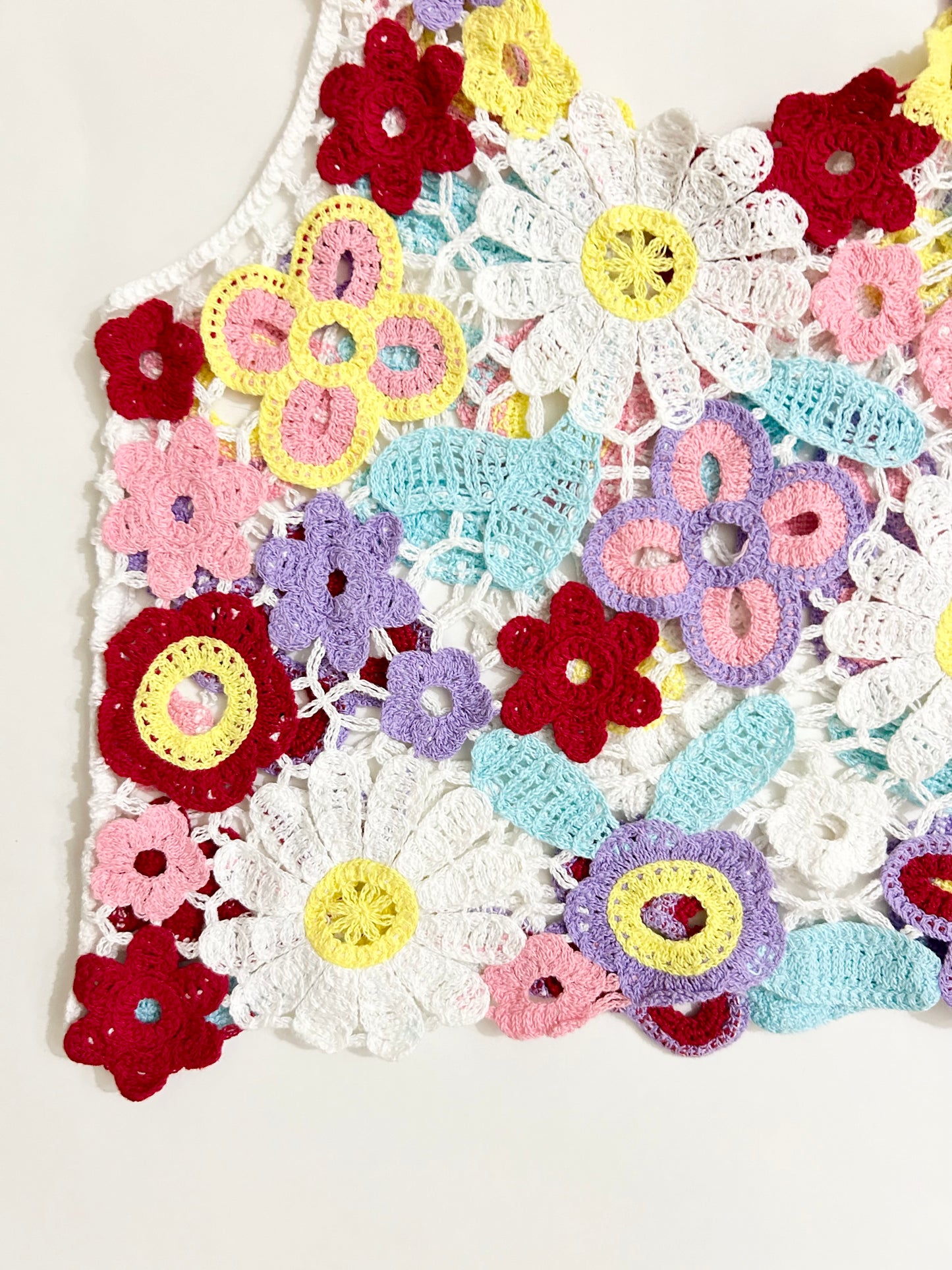 Floral Crochet Tank Top
