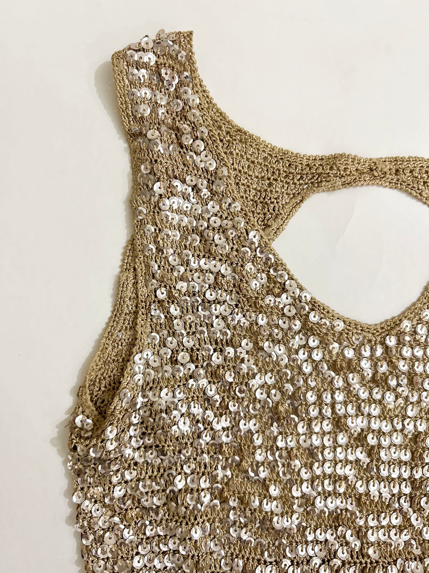 Backless Embellishments Top