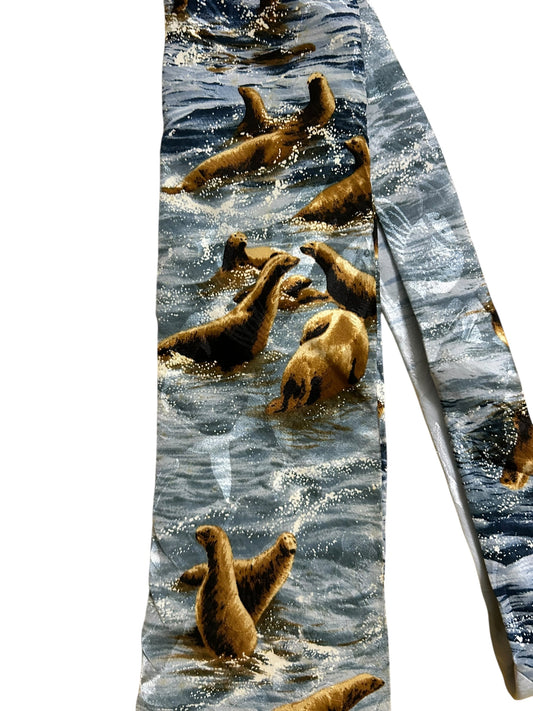 Vintage Sea Otters Tie #1