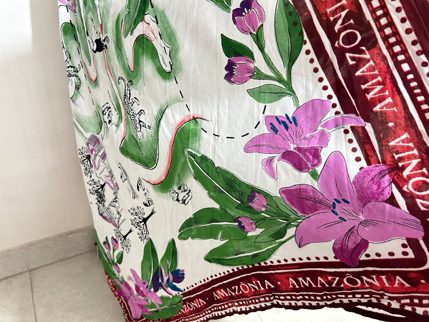 Tropical Handkerchief Dress