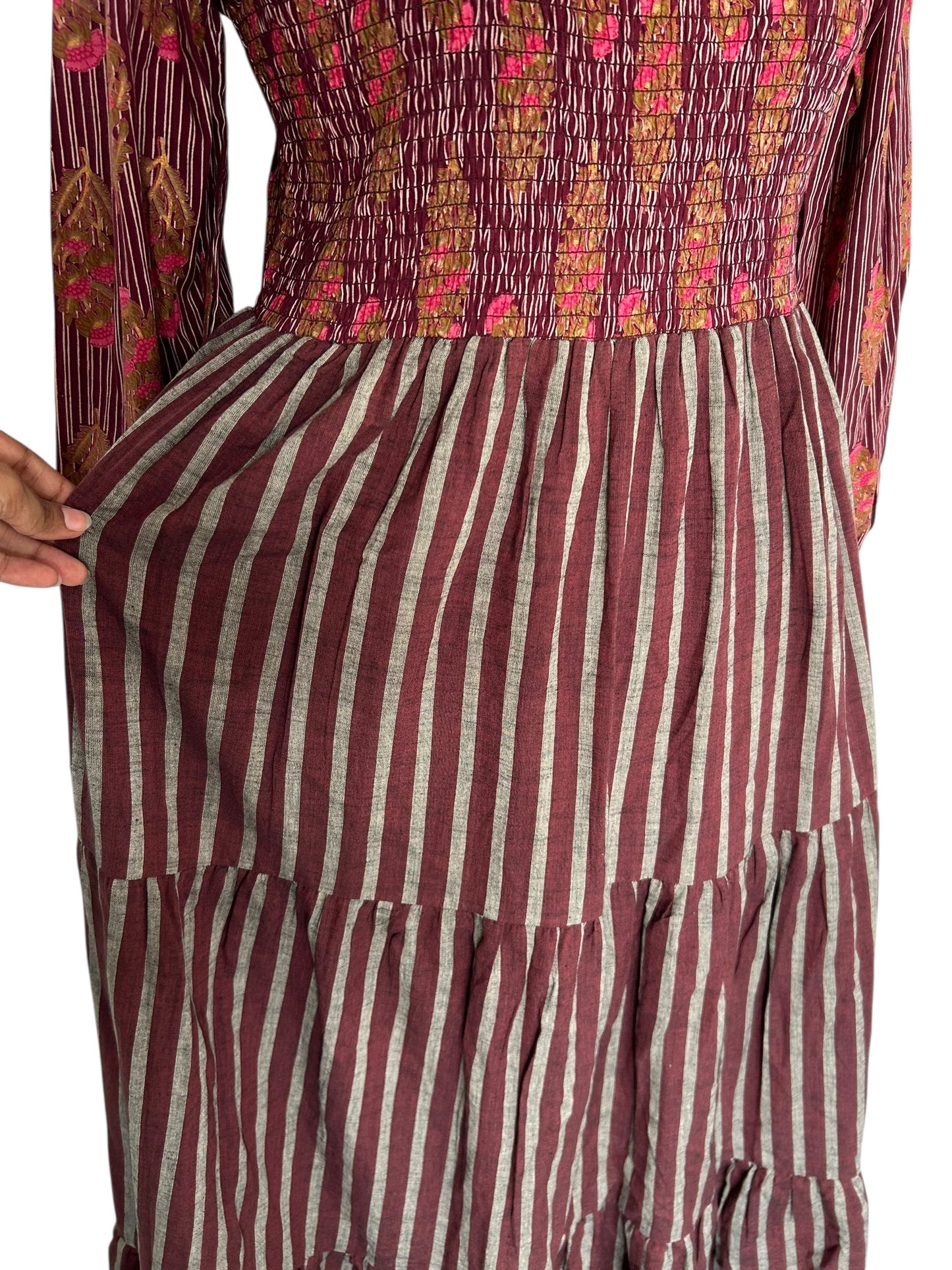 Floral Striped Dress