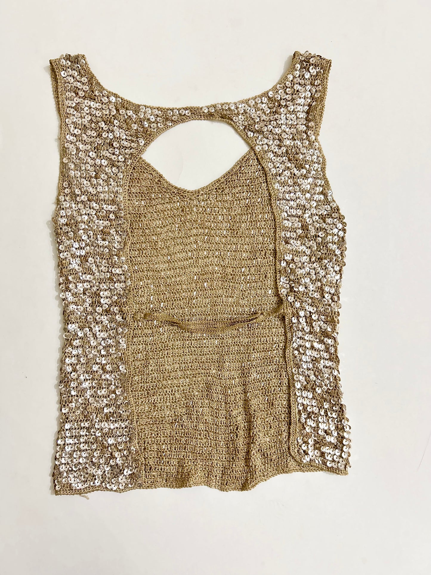 Backless Embellishments Top
