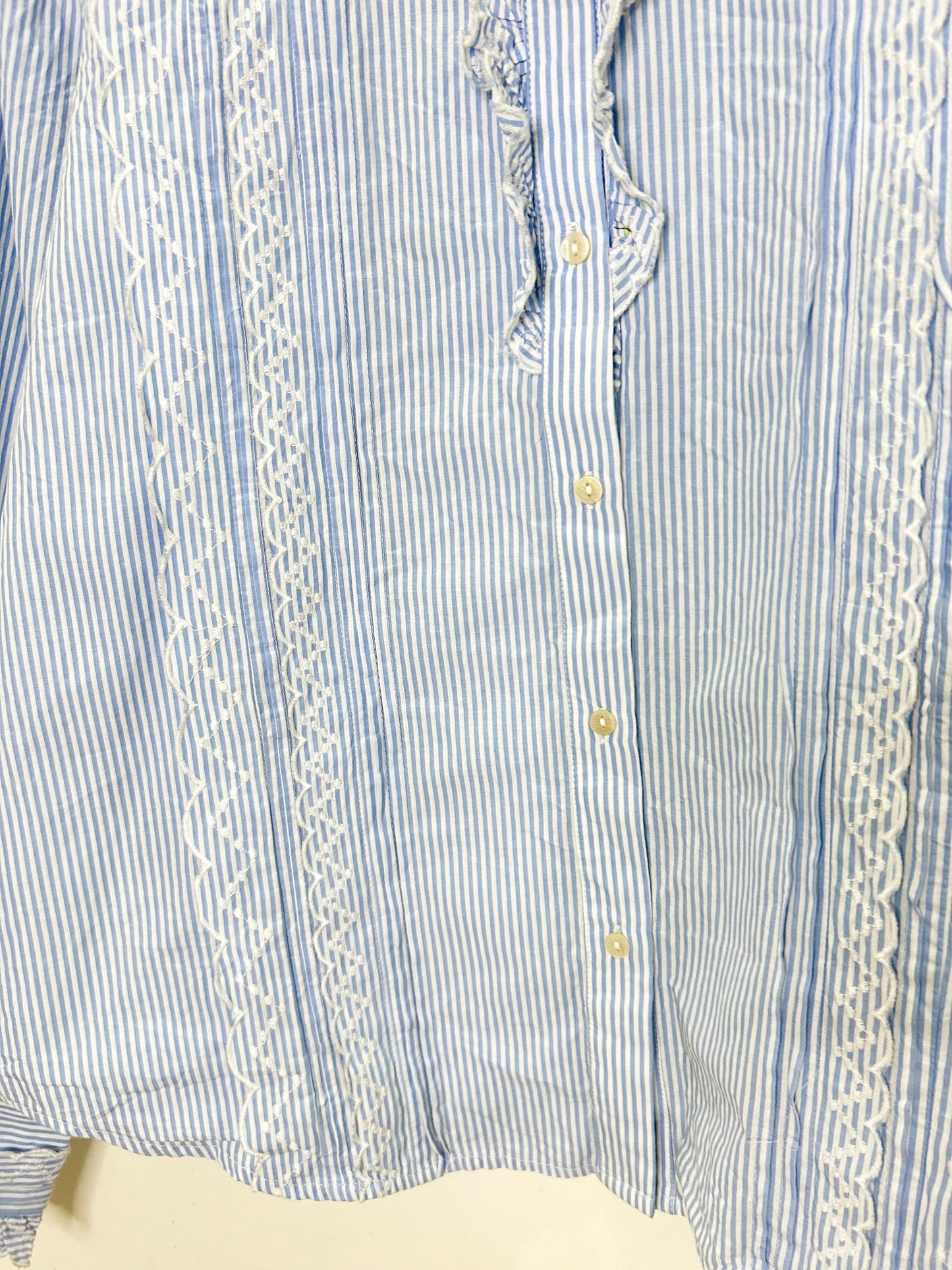 Striped Ruffle Shirt