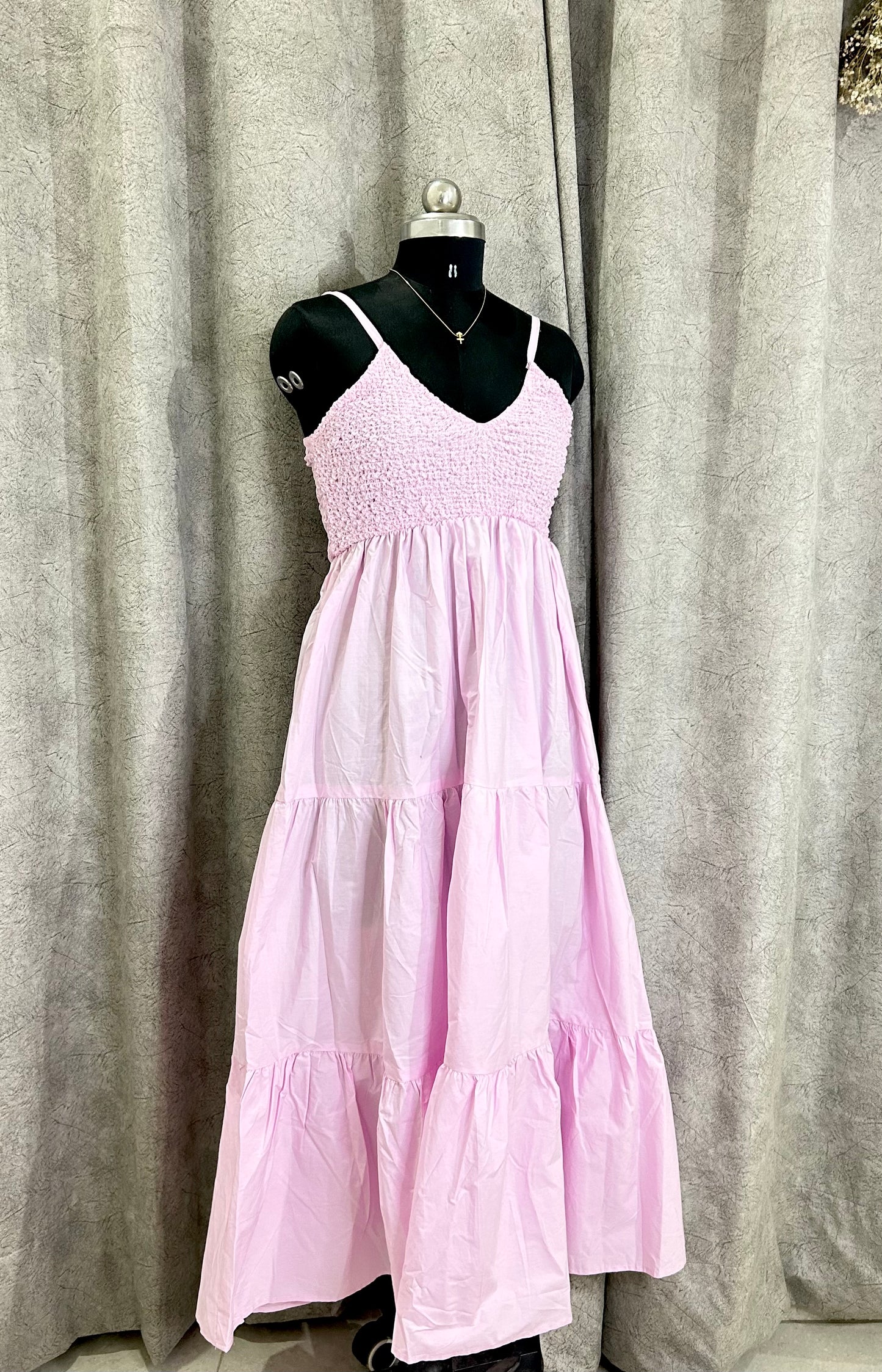 Popcorn Dress: Pink