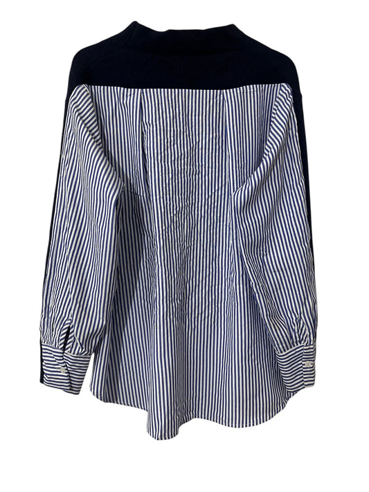 Striped Shirt Sweater