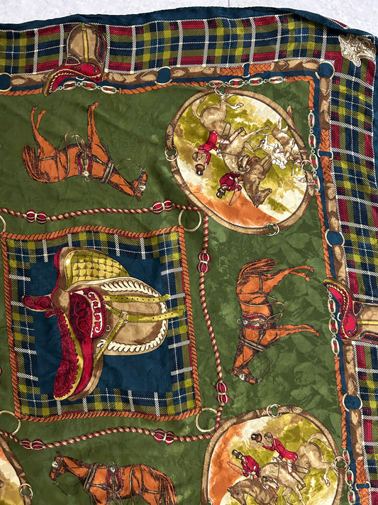 Horse Scarf 34”x 36”