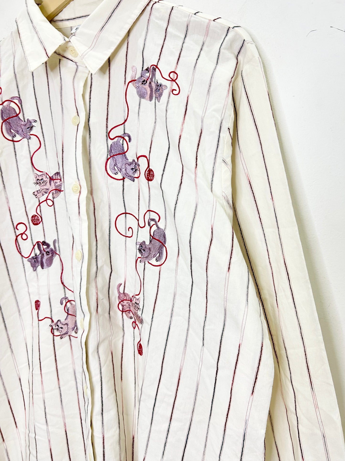 Cat Striped Shirt