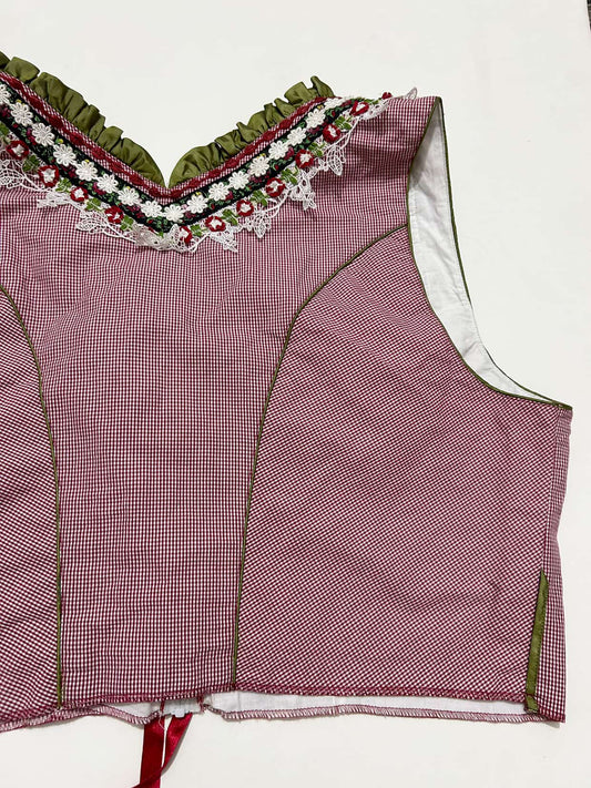 Cottage Core Red Top